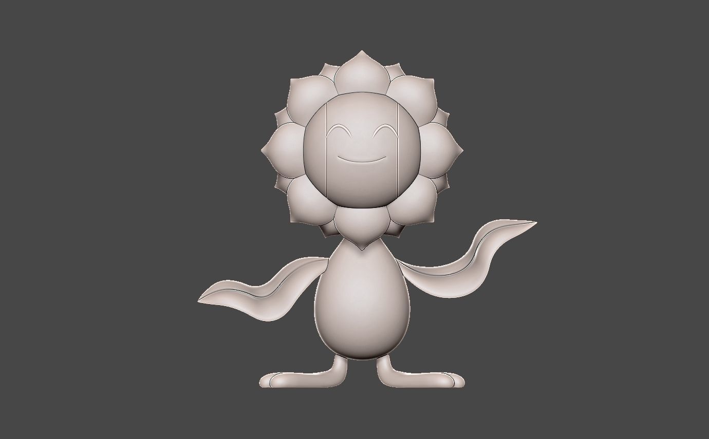 pokemon sunkern evolution pack 3D print model_6