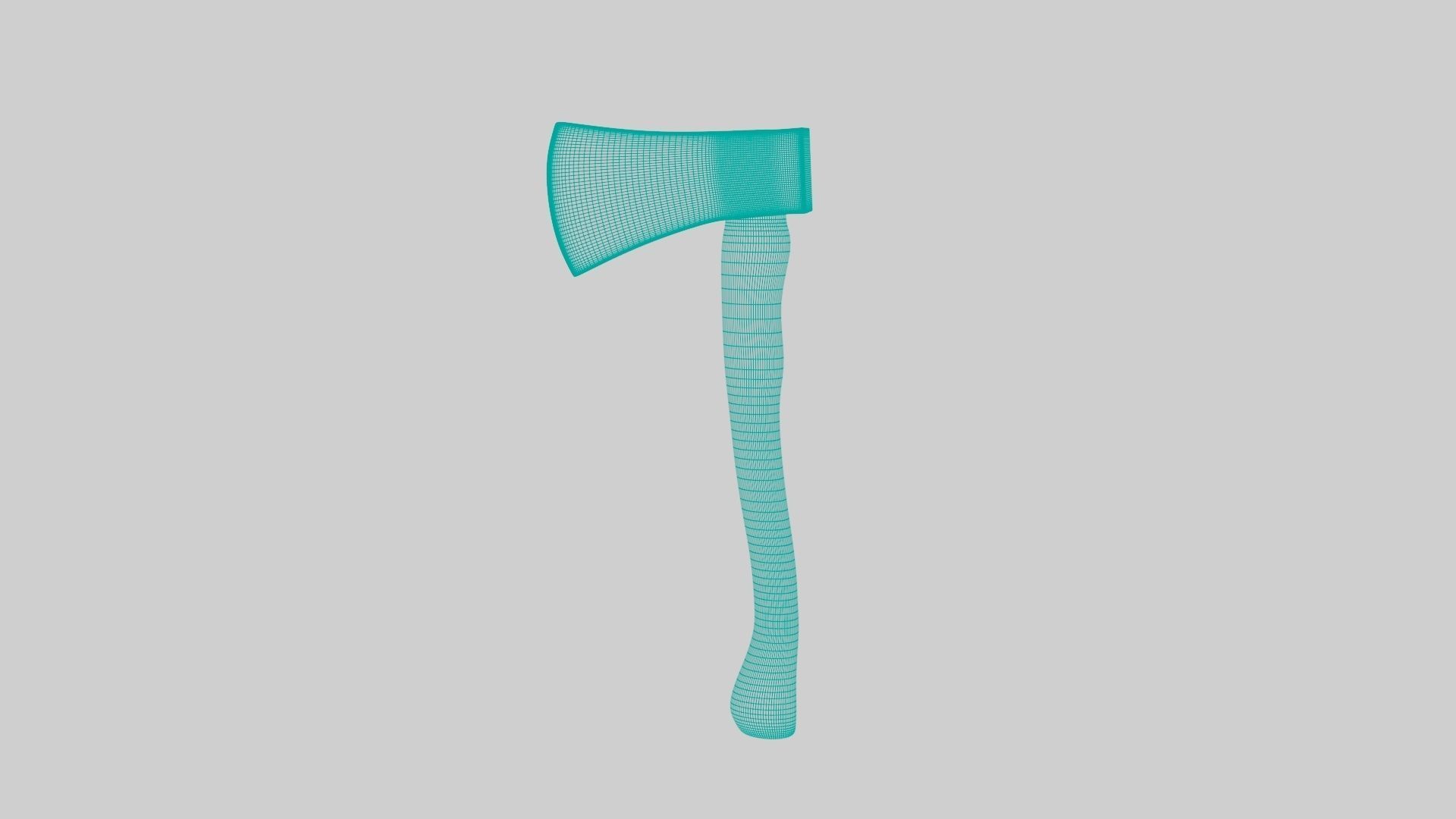 Axe Battle 3D model_6