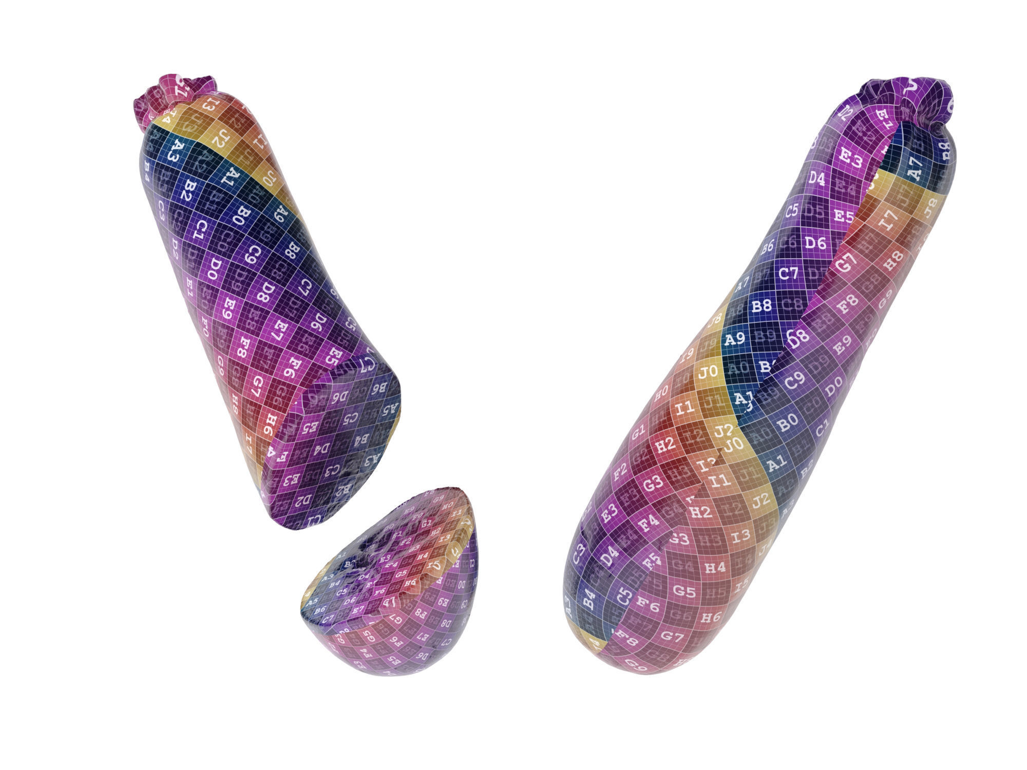 Zucchini 3D model_14