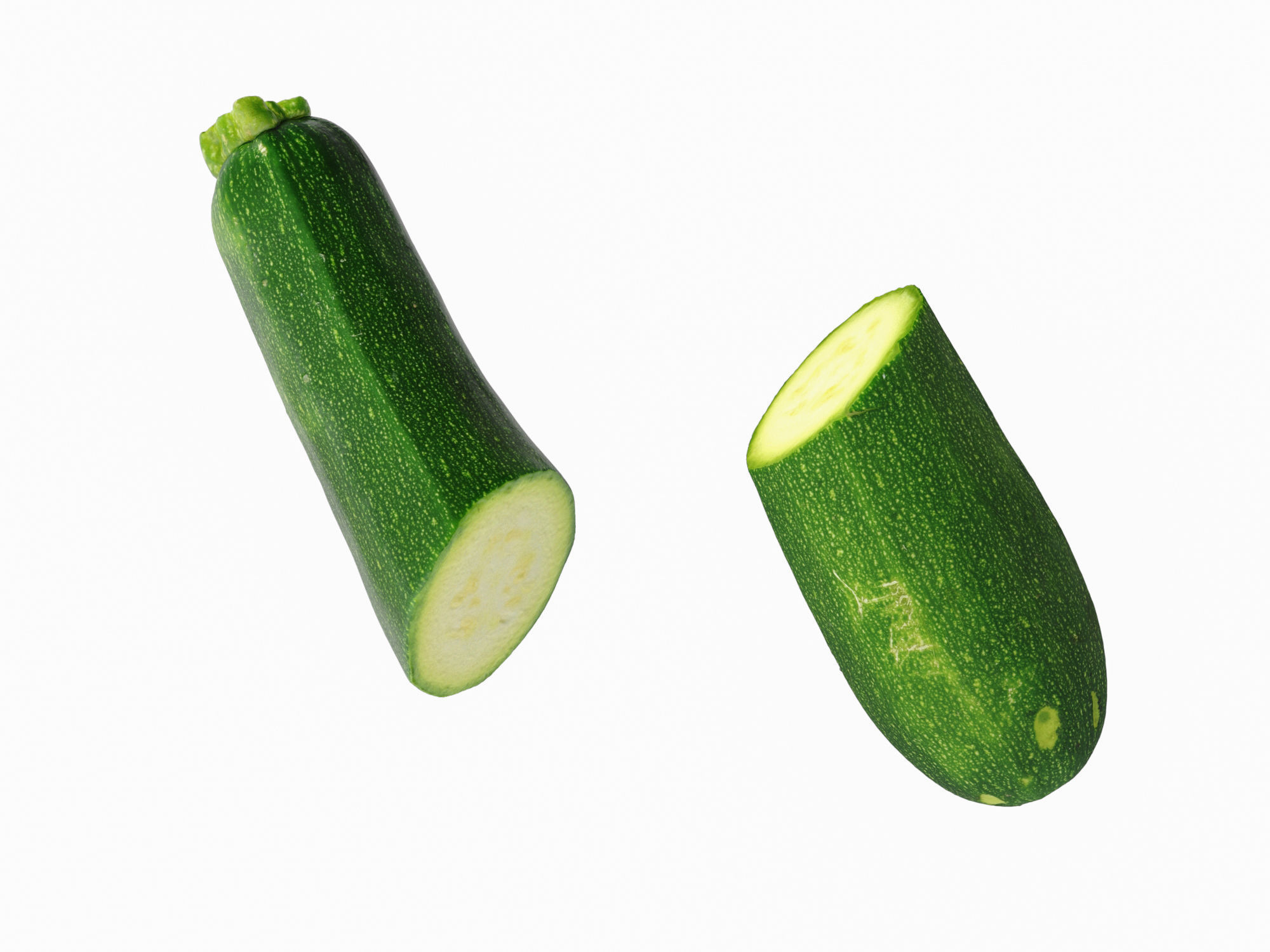 Zucchini 3D model_10