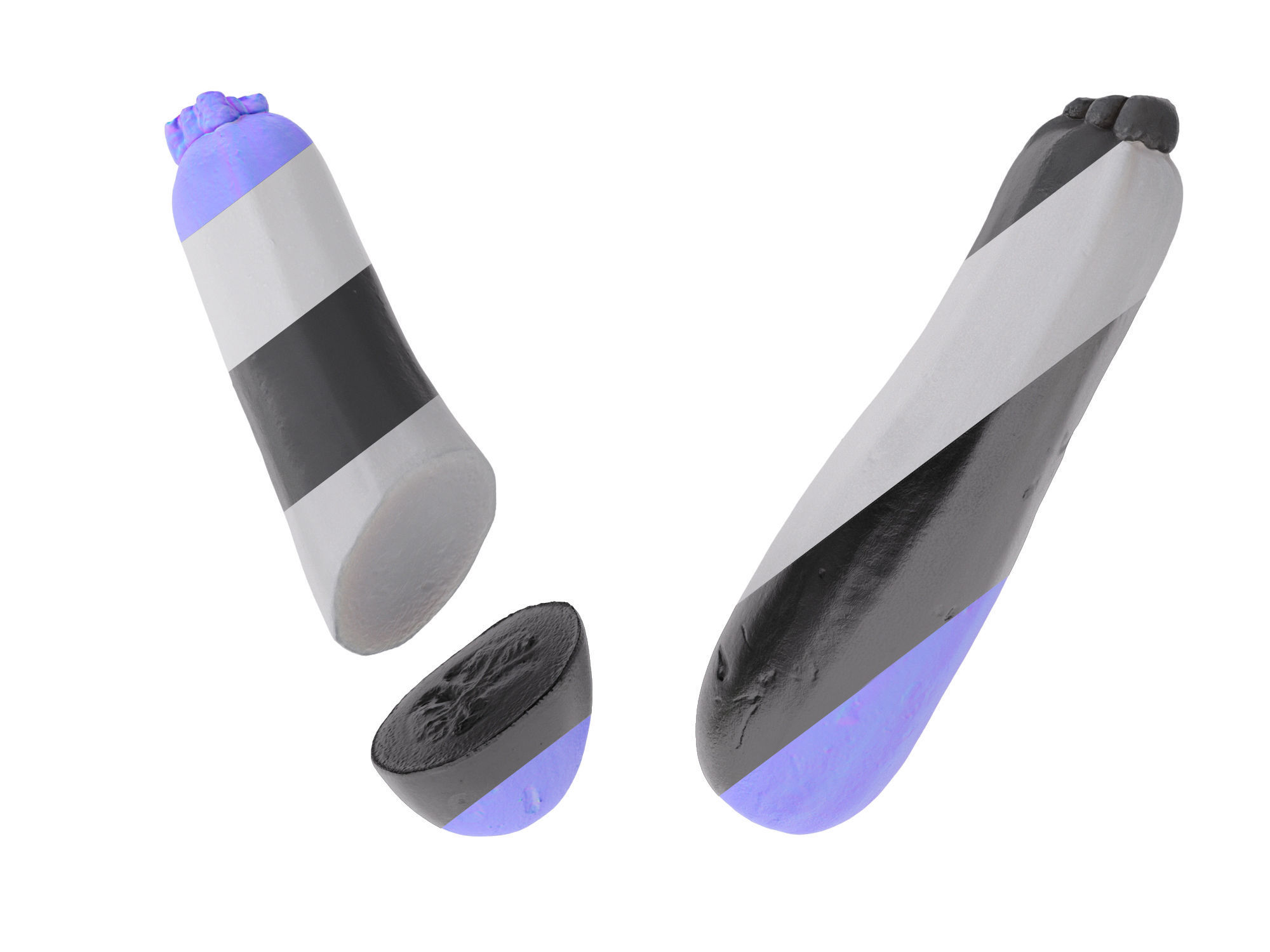 Zucchini 3D model_15