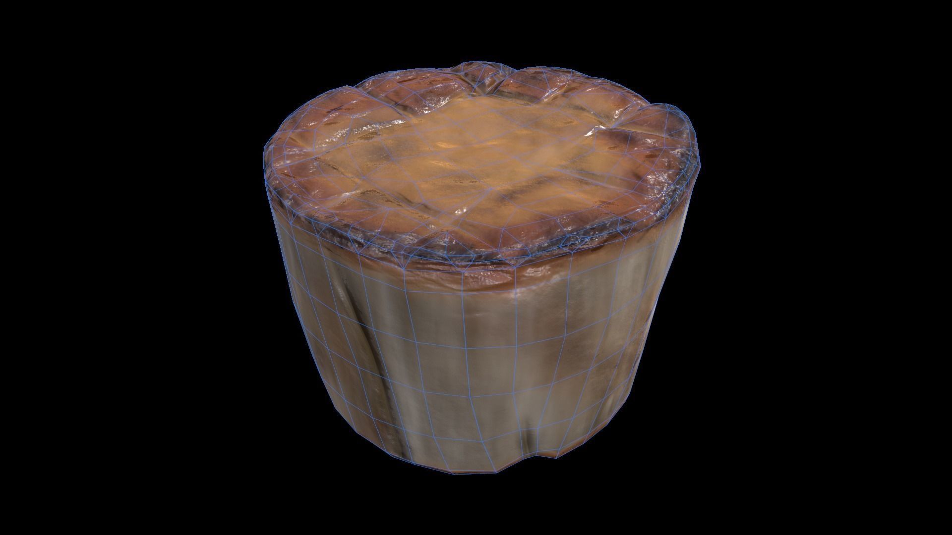 ScallopMushroom Low-poly 3D model_8