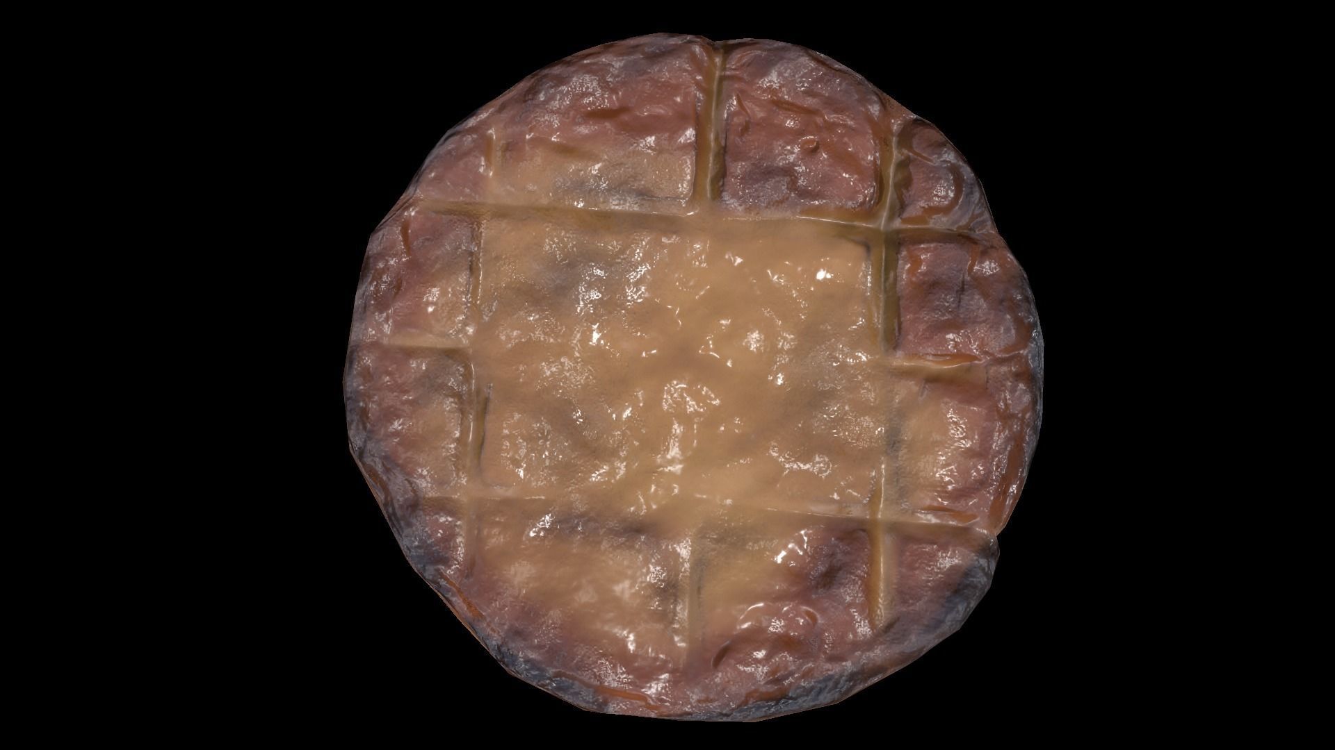 ScallopMushroom Low-poly 3D model_6