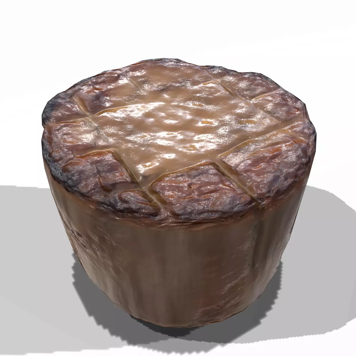 ScallopMushroom Low-poly 3D model_0