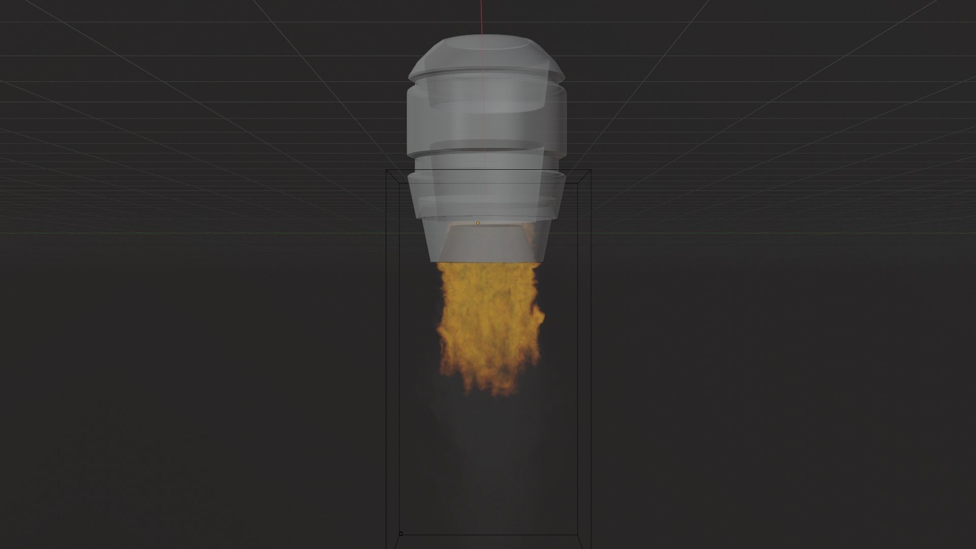Simulated Sci Fi Thruster Engine Free low-poly 3D model_3