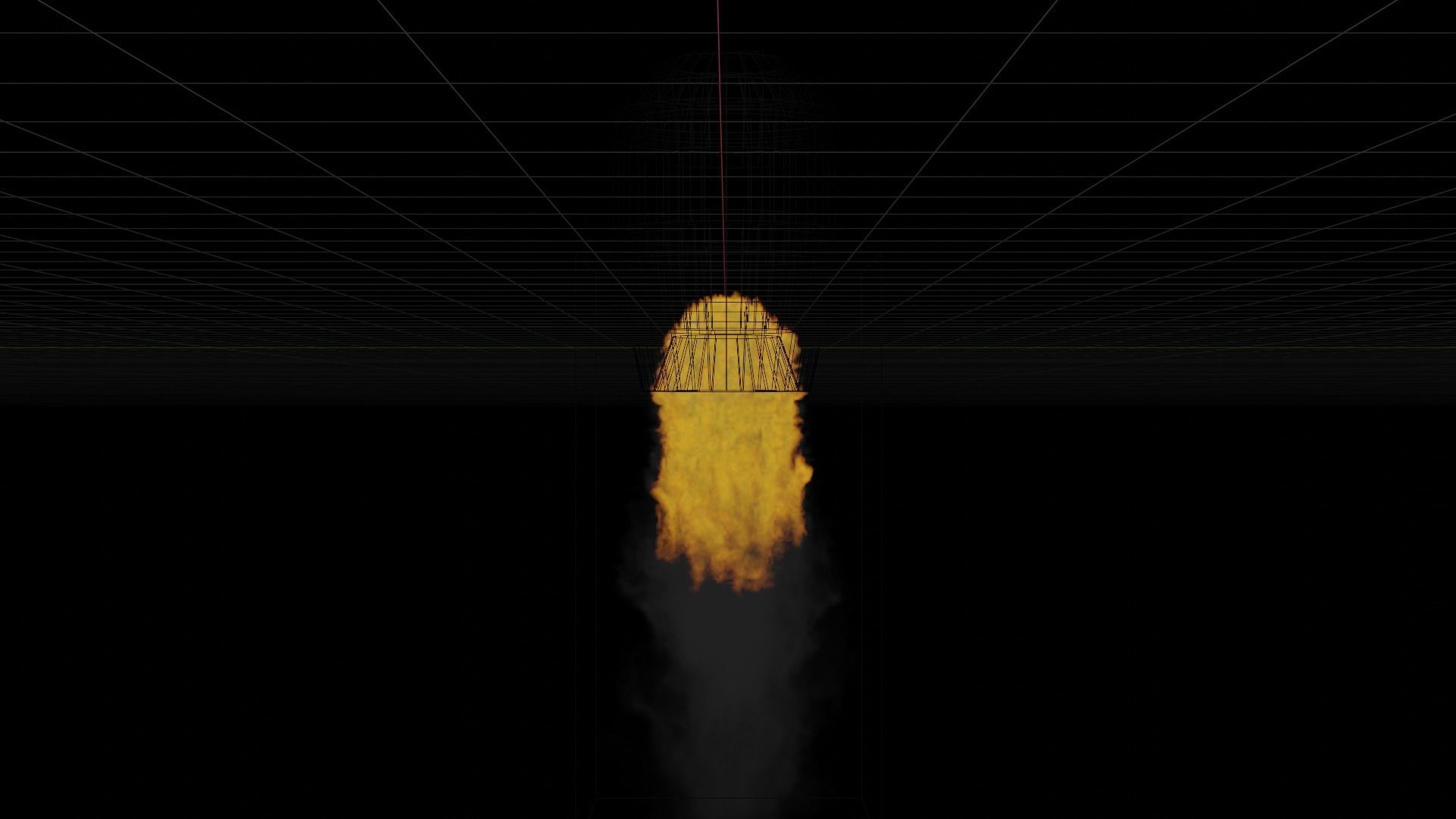 Simulated Sci Fi Thruster Engine Free low-poly 3D model_9