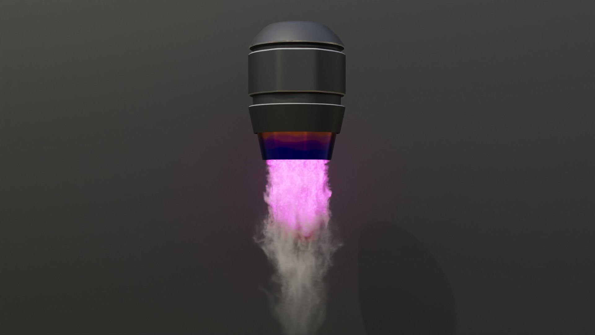 Simulated Sci Fi Thruster Engine Free low-poly 3D model_4