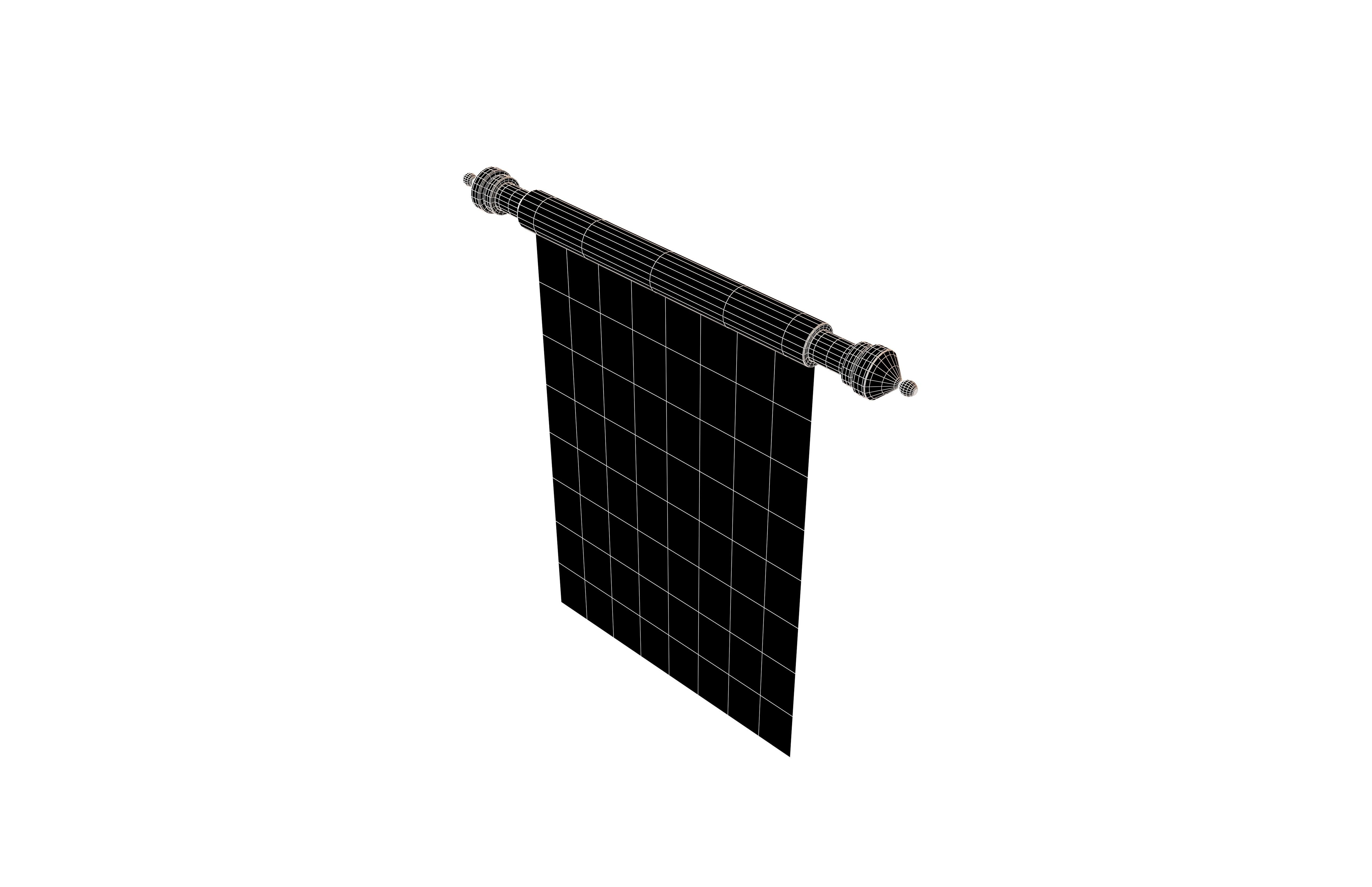 Pennant V1 008 Low-poly 3D model_6