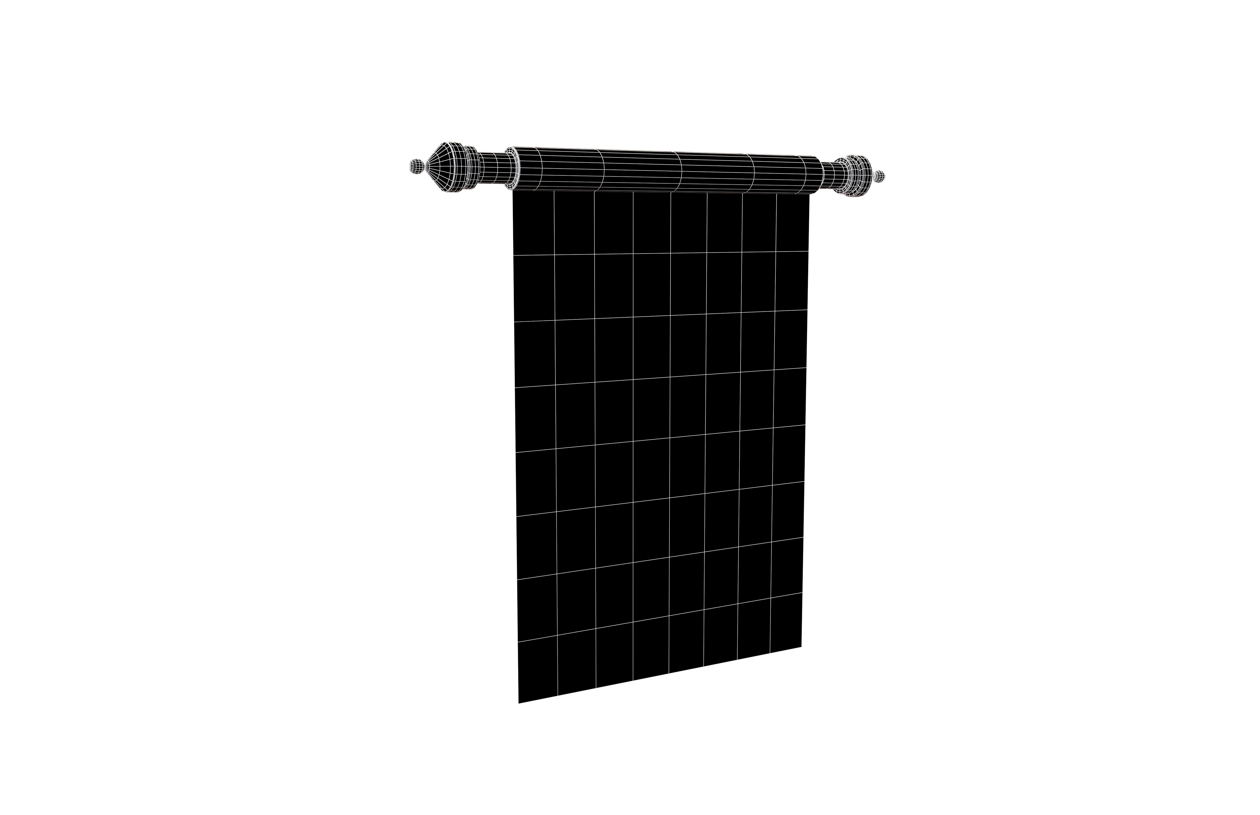 Pennant V1 008 Low-poly 3D model_5
