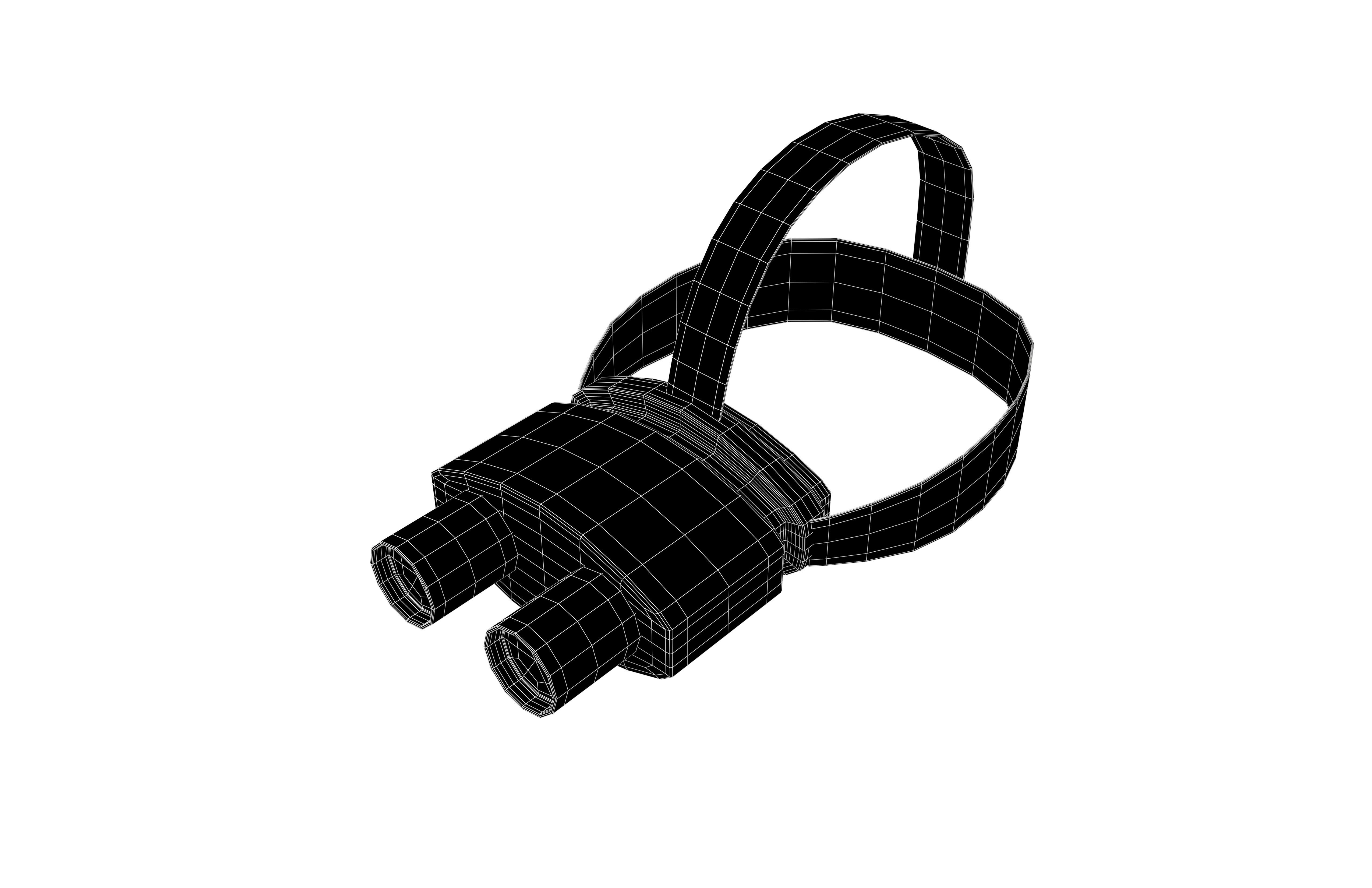 Night Vision Goggles v1 002 Low-poly 3D model_5