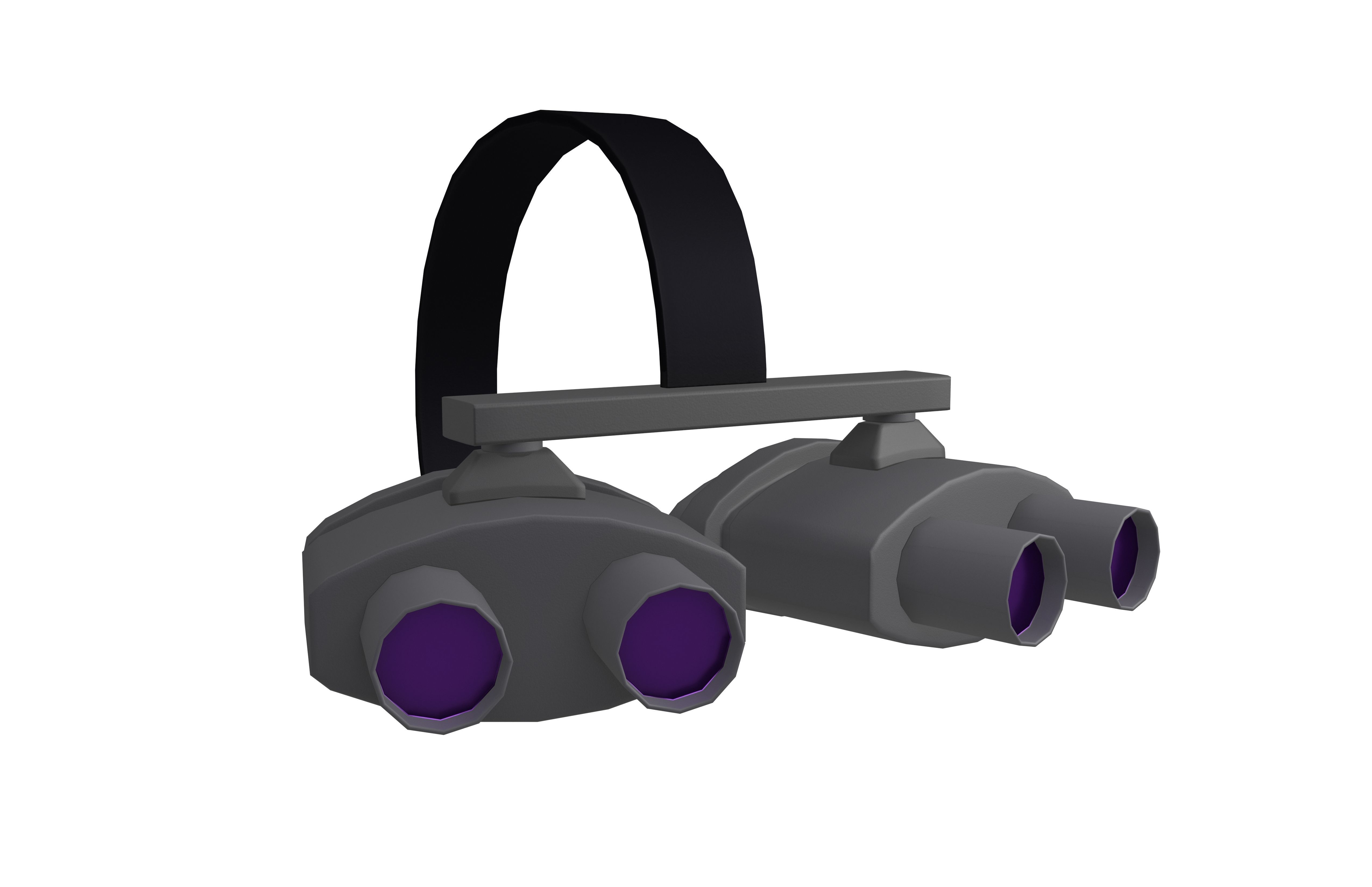 Night Vision Goggles v2 001 Low-poly 3D model_1