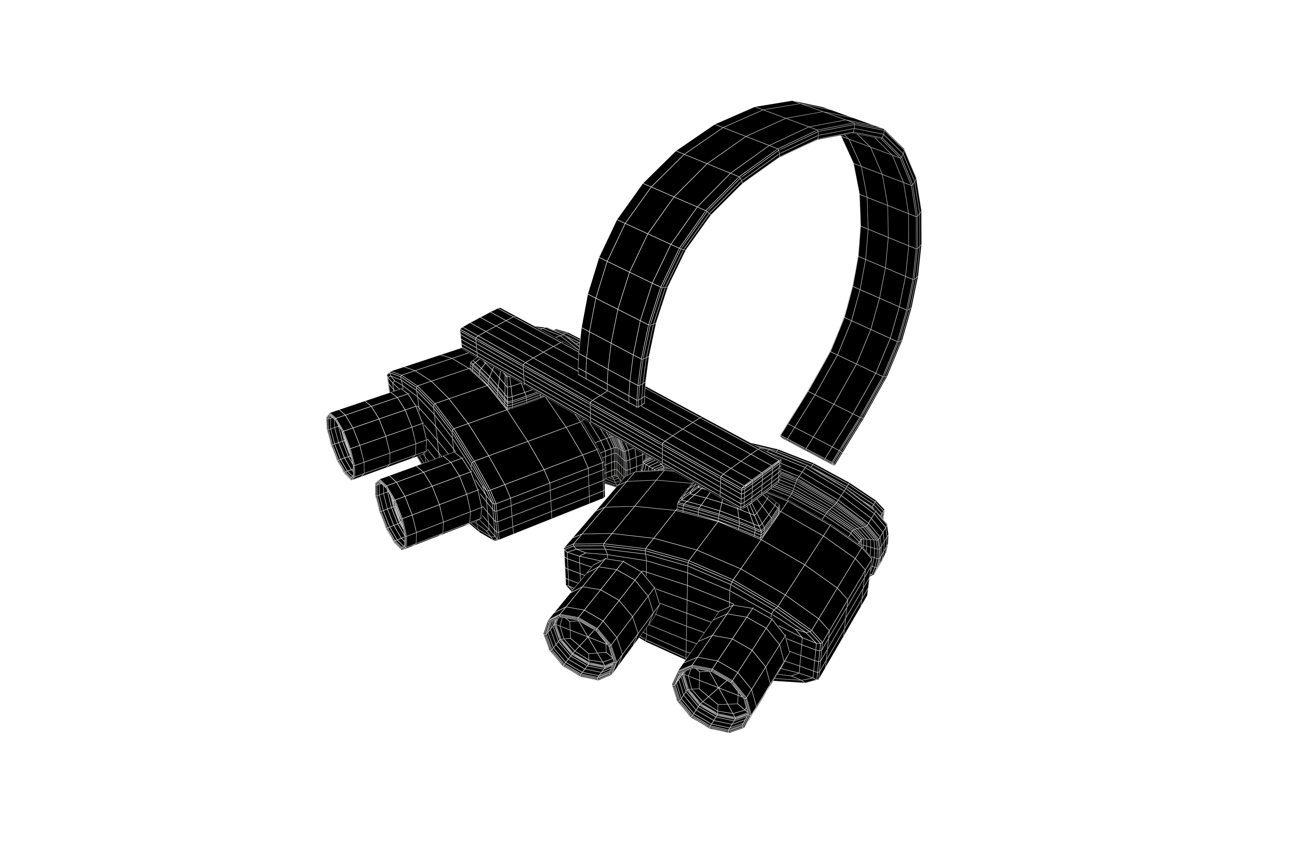 Night Vision Goggles v2 001 Low-poly 3D model_6