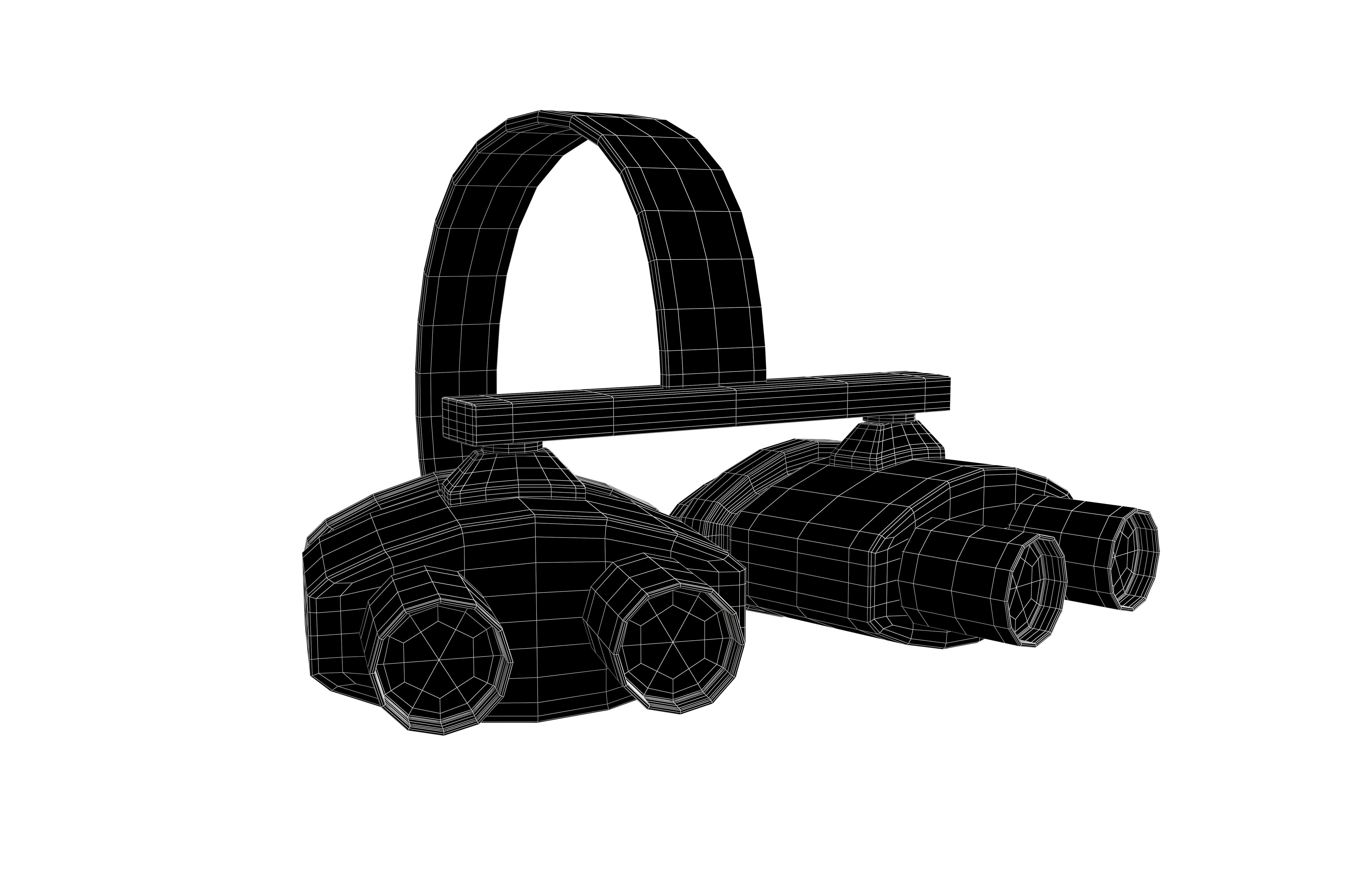 Night Vision Goggles v2 001 Low-poly 3D model_5