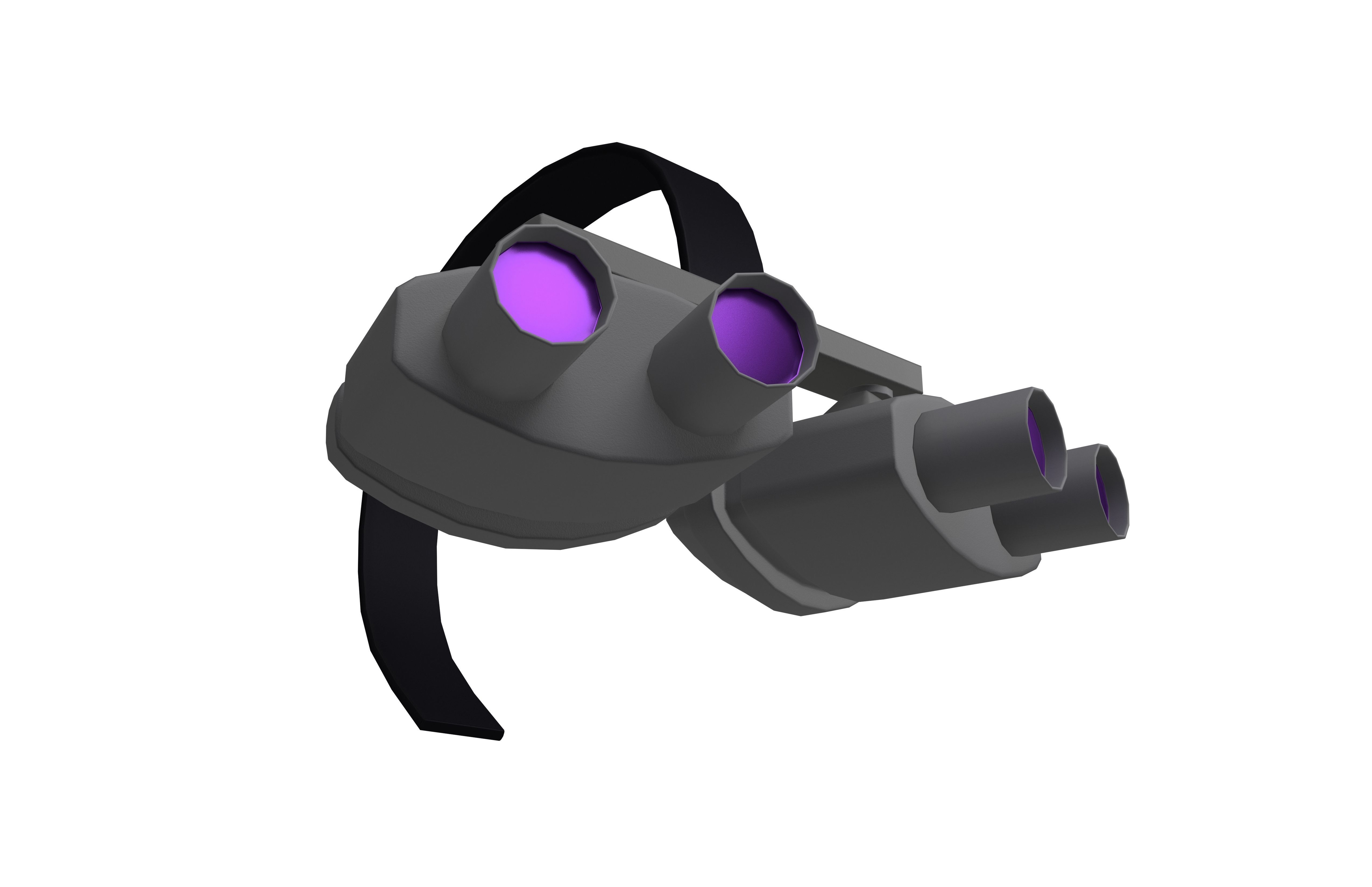 Night Vision Goggles v2 001 Low-poly 3D model_3