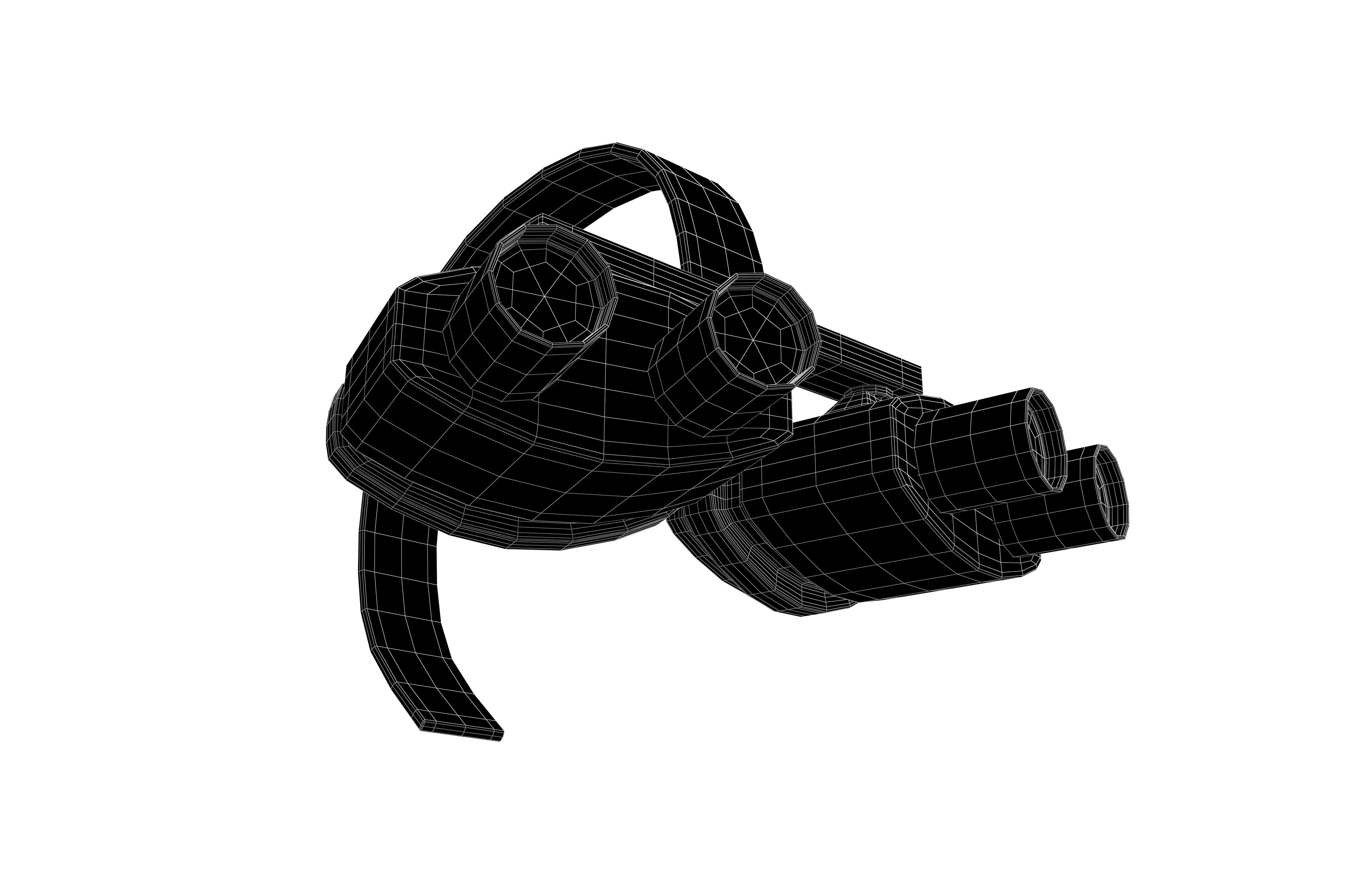 Night Vision Goggles v2 001 Low-poly 3D model_7