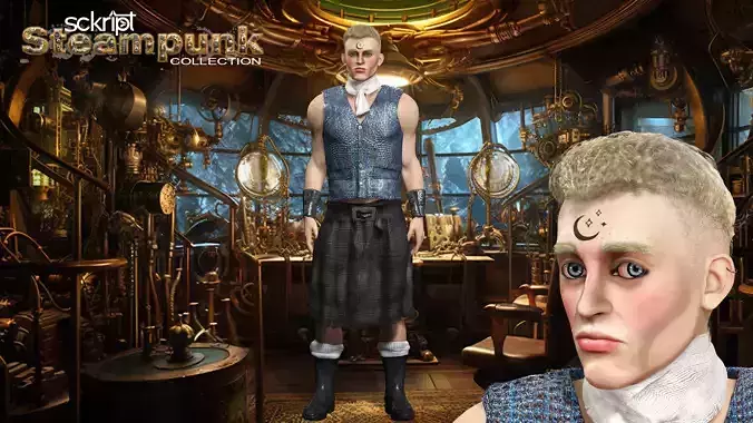 Steampunk Collection The Boy 3D model