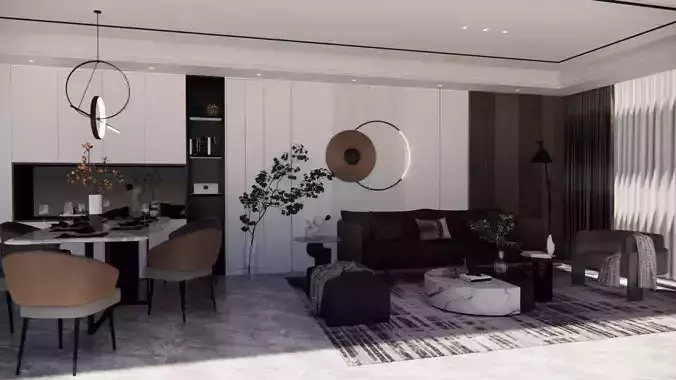 Sketchup Living Room Interior