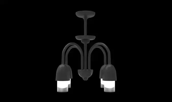 ceiling light Free low-poly 3D model