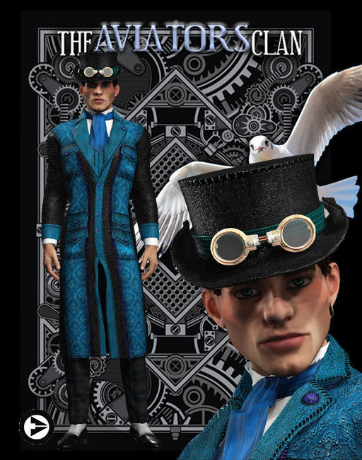 Steampunk Collection The Captain 3D model_3