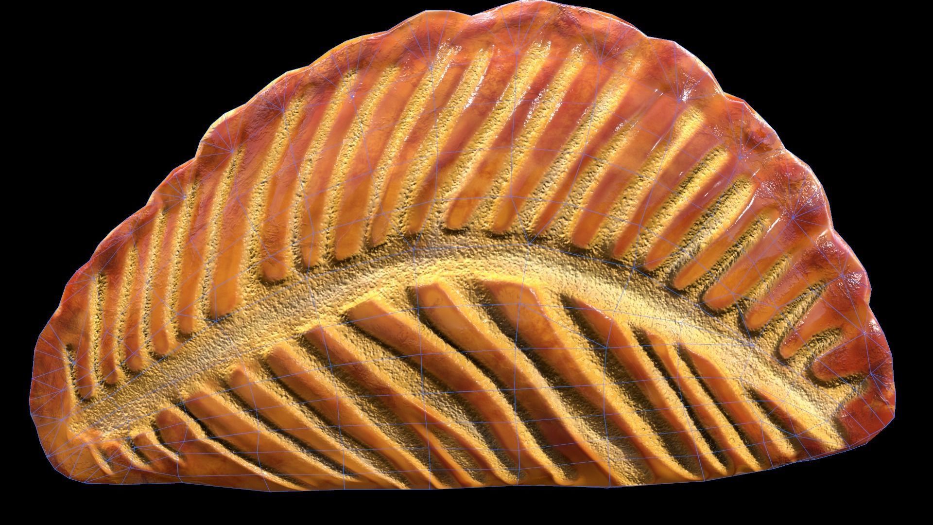 TurnoverApple Low-poly 3D model_8