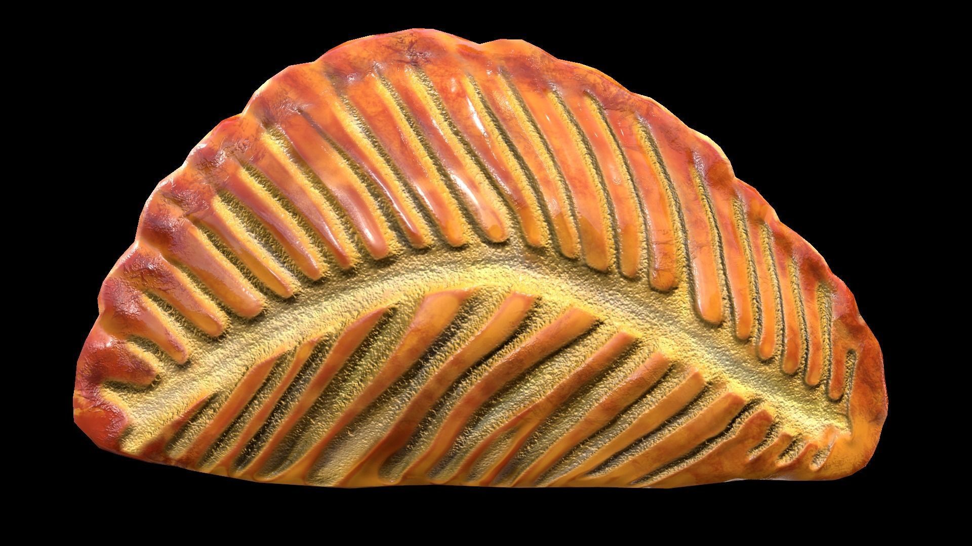 TurnoverApple Low-poly 3D model_6