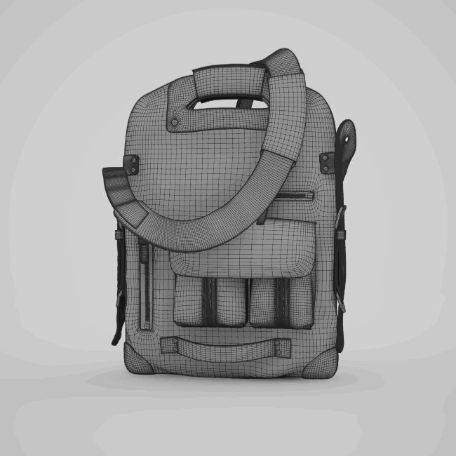 Hyper-realistic bag 3D model_7