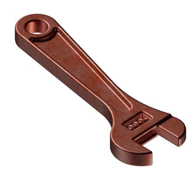 Kids Wrench Toy 3D model_2