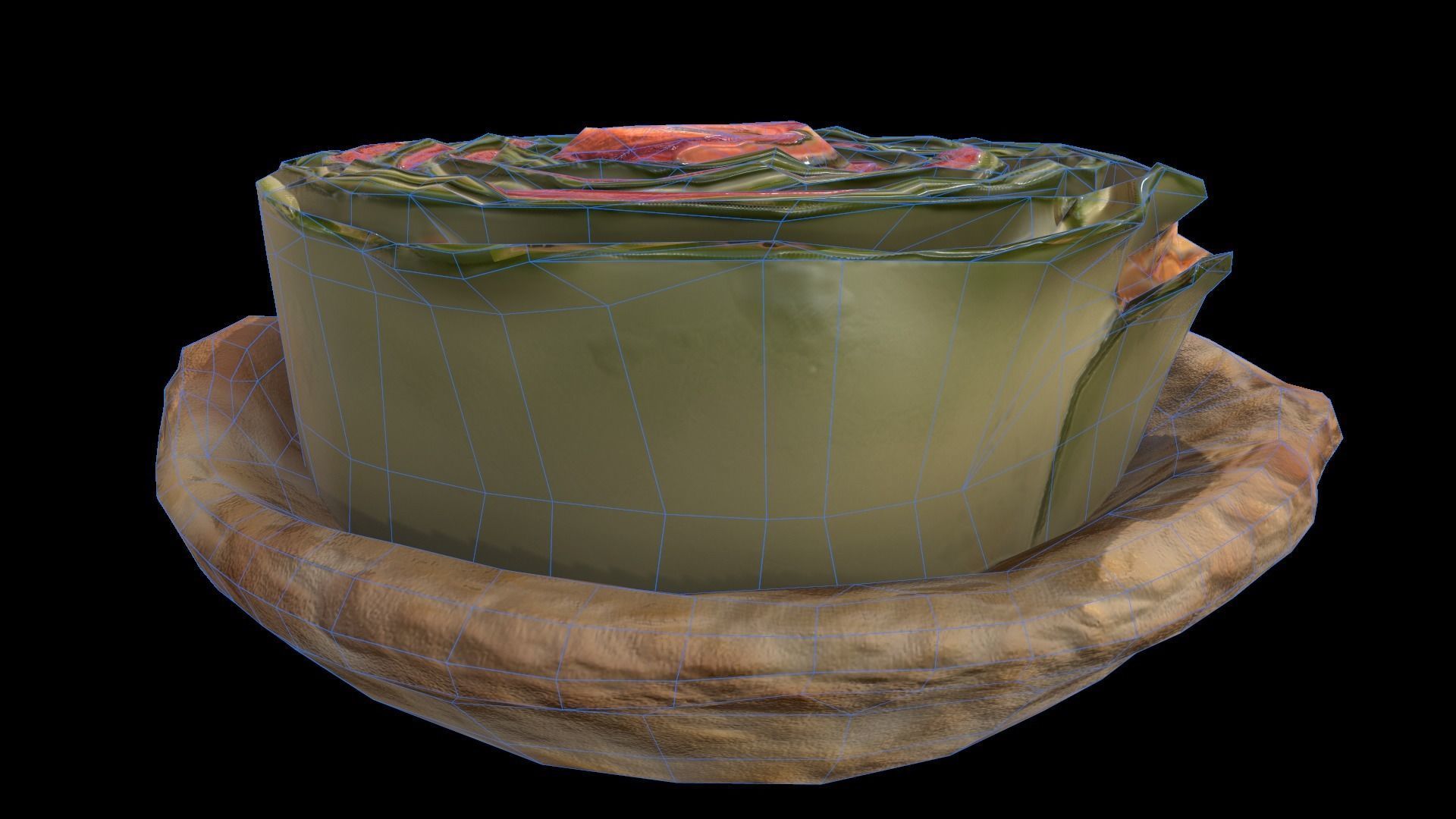 VeggieRoll Low-poly 3D model_9