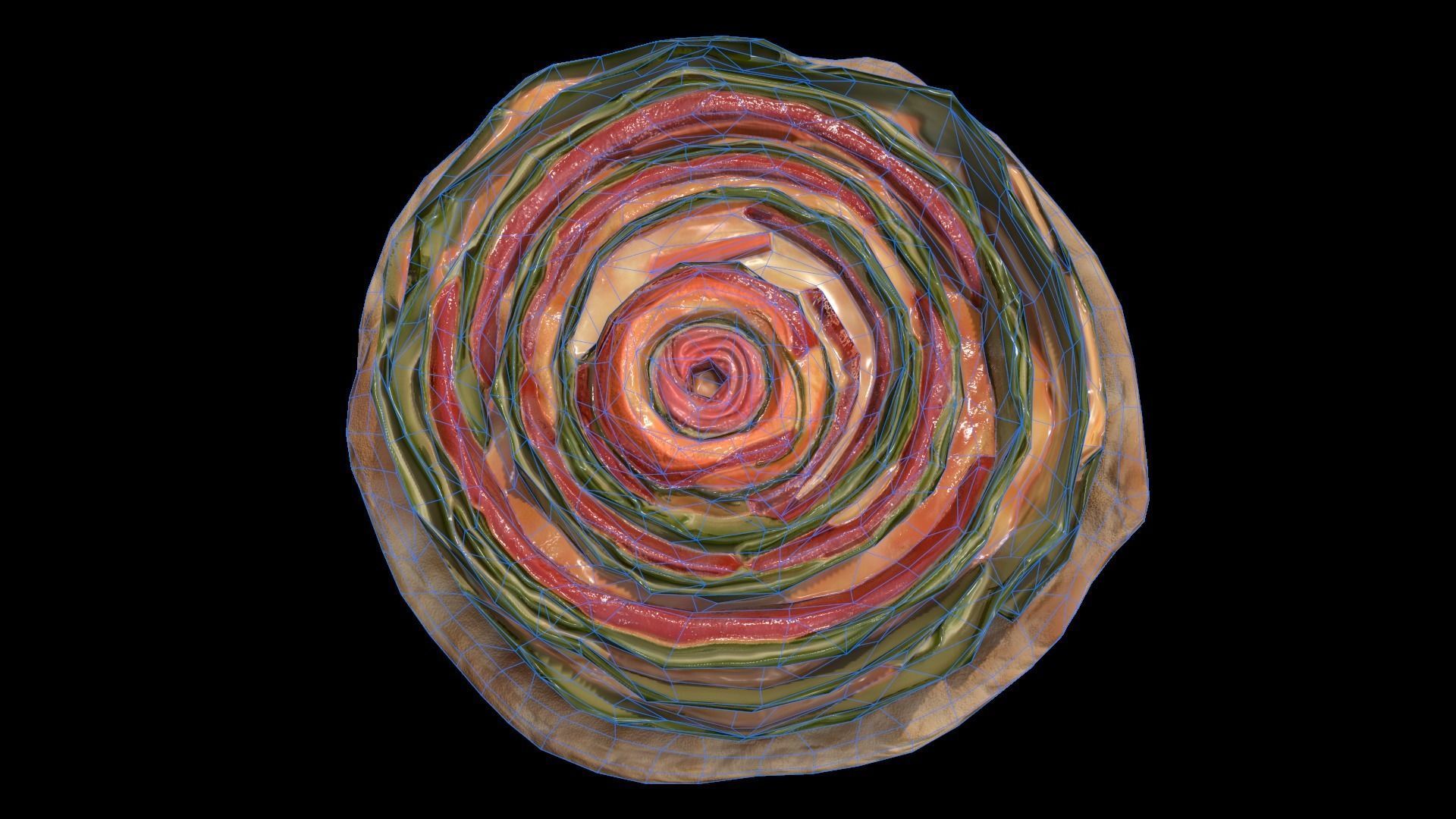 VeggieRoll Low-poly 3D model_10