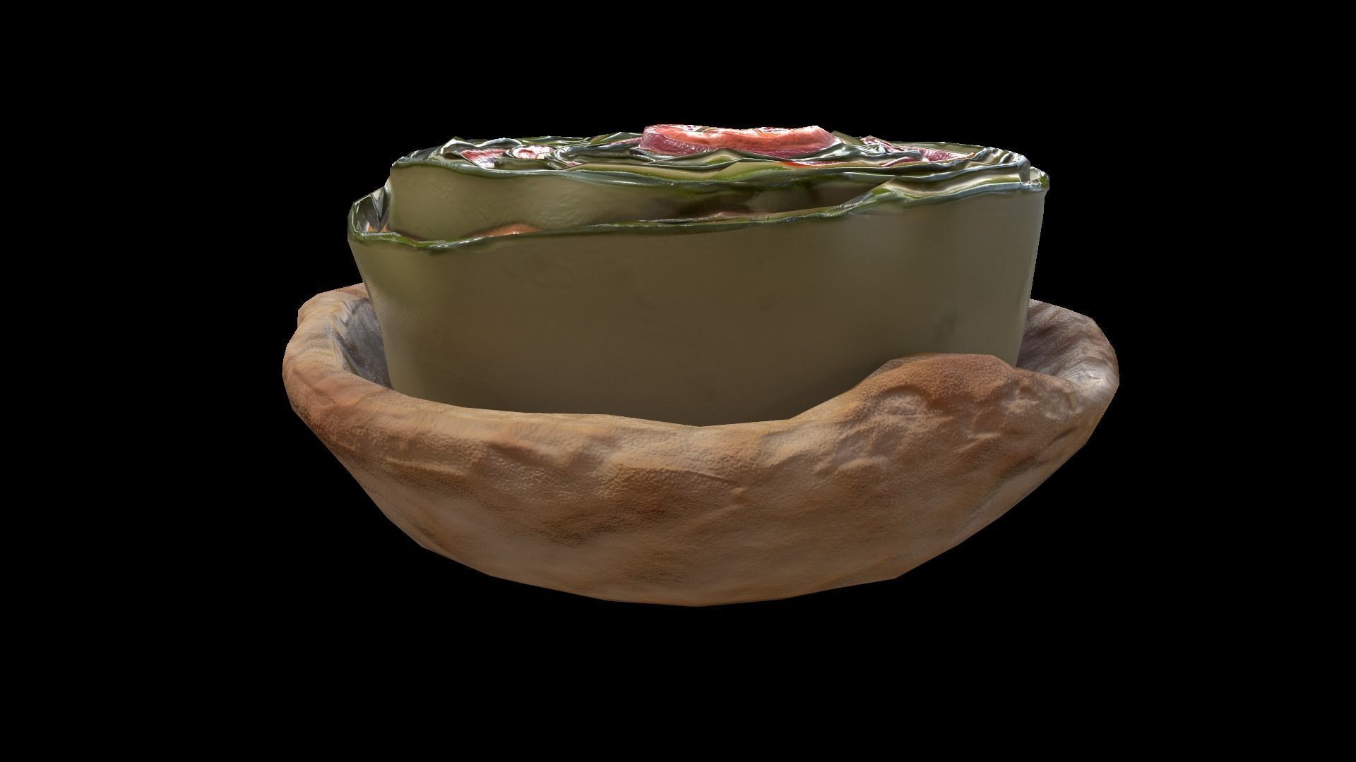 VeggieRoll Low-poly 3D model_4