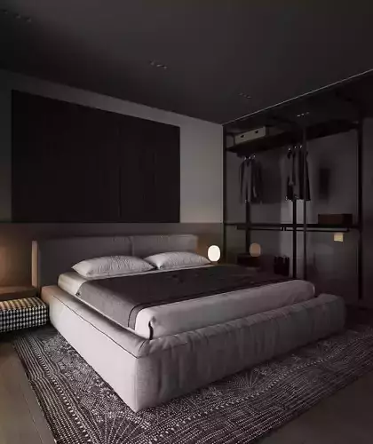 bedroom interior design style minimalism 