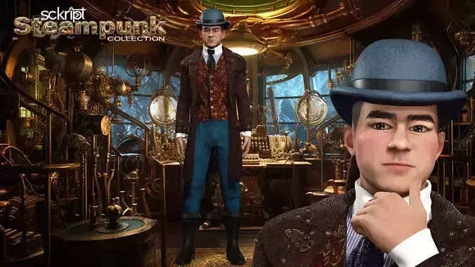 Steampunk Collection The Diplomat 3D model