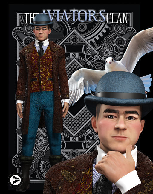 Steampunk Collection The Diplomat 3D model_3