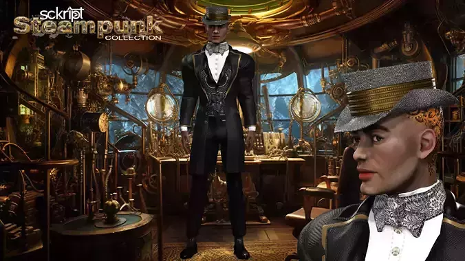 Steampunk Collection The Duke 3D model