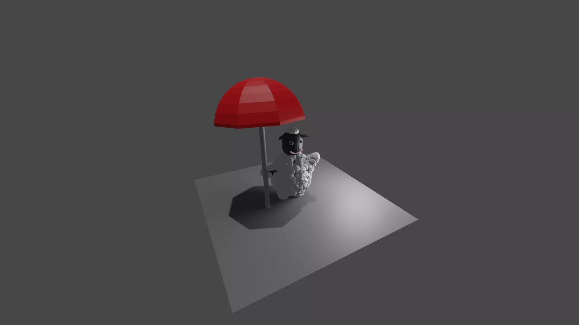 Lamb 3D Low-poly 3D model_0