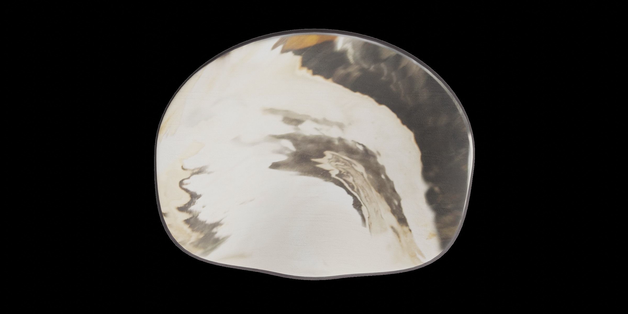 Black Cement Counter Stool Low-poly 3D model_1