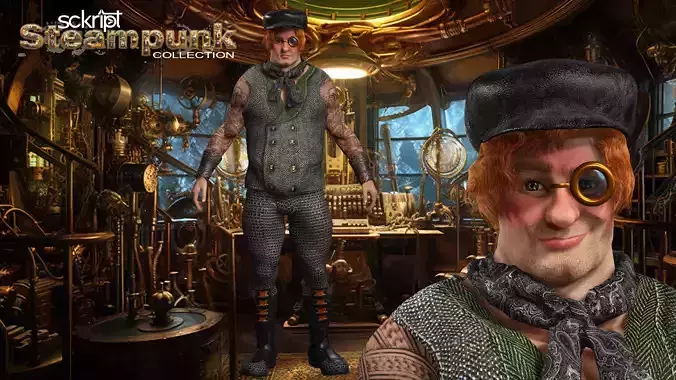 Steampunk Collection The Navigator 3D model