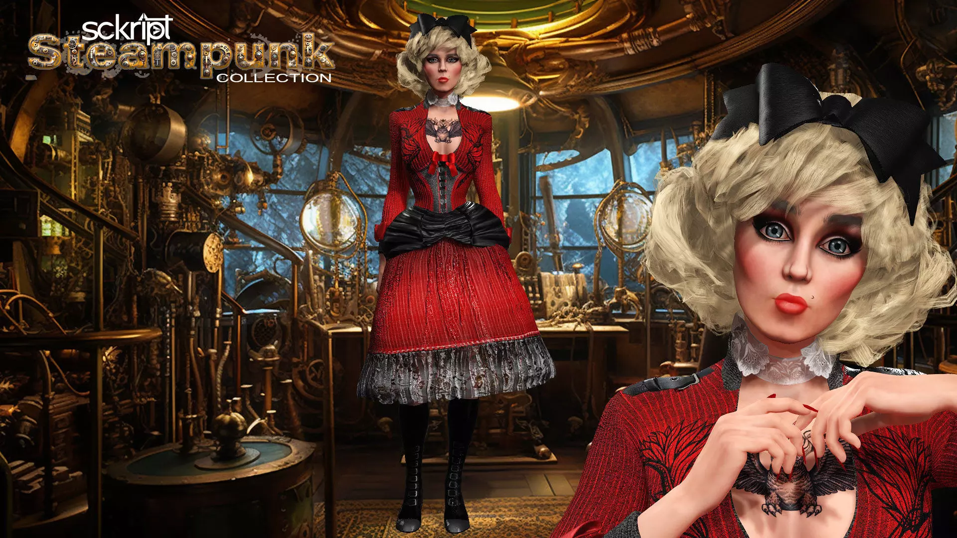 Steampunk Collection The Owl 3D model_0