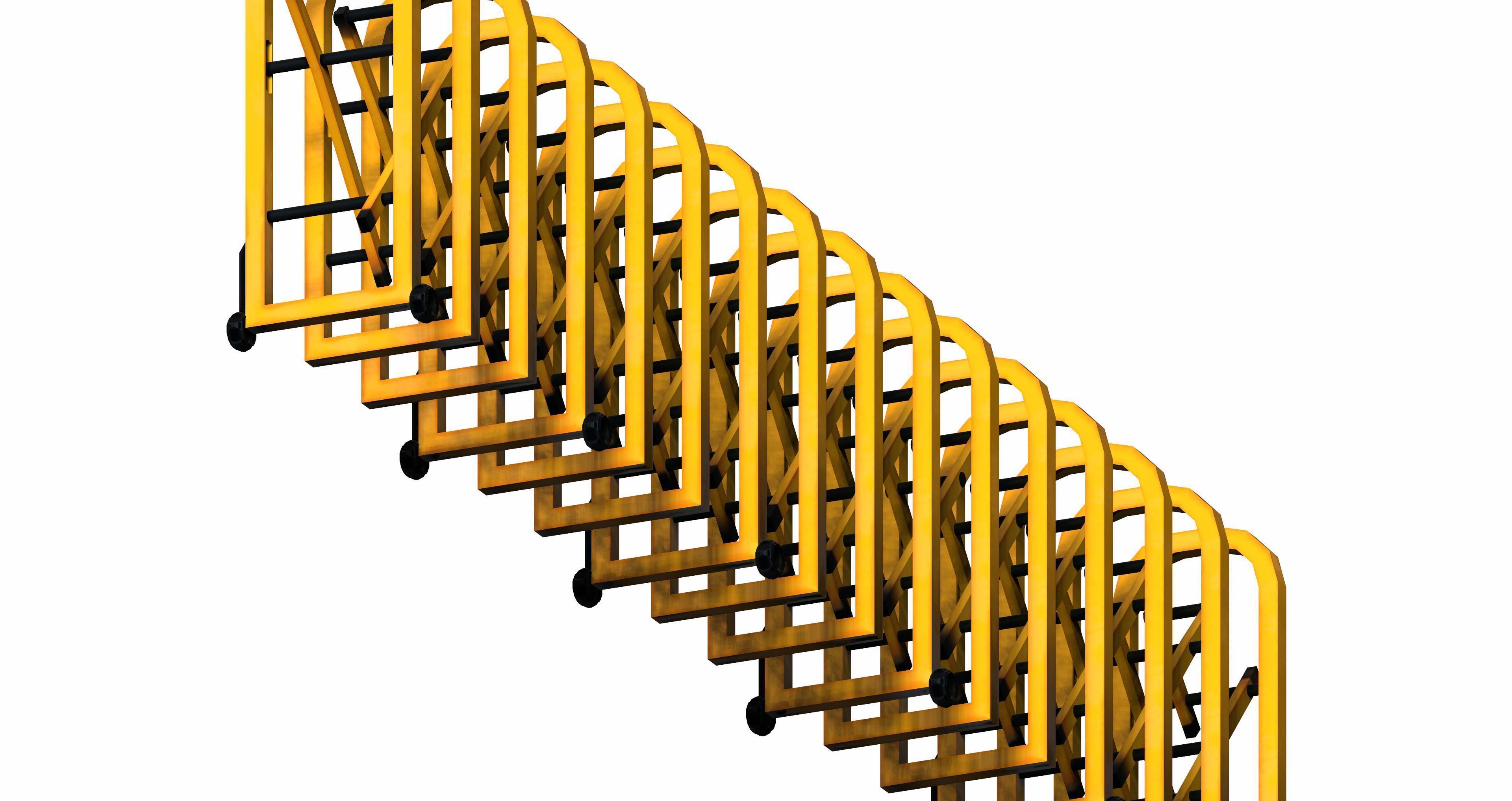 TURTLE BARRIER -Mass Barrier Low-poly 3D model_4