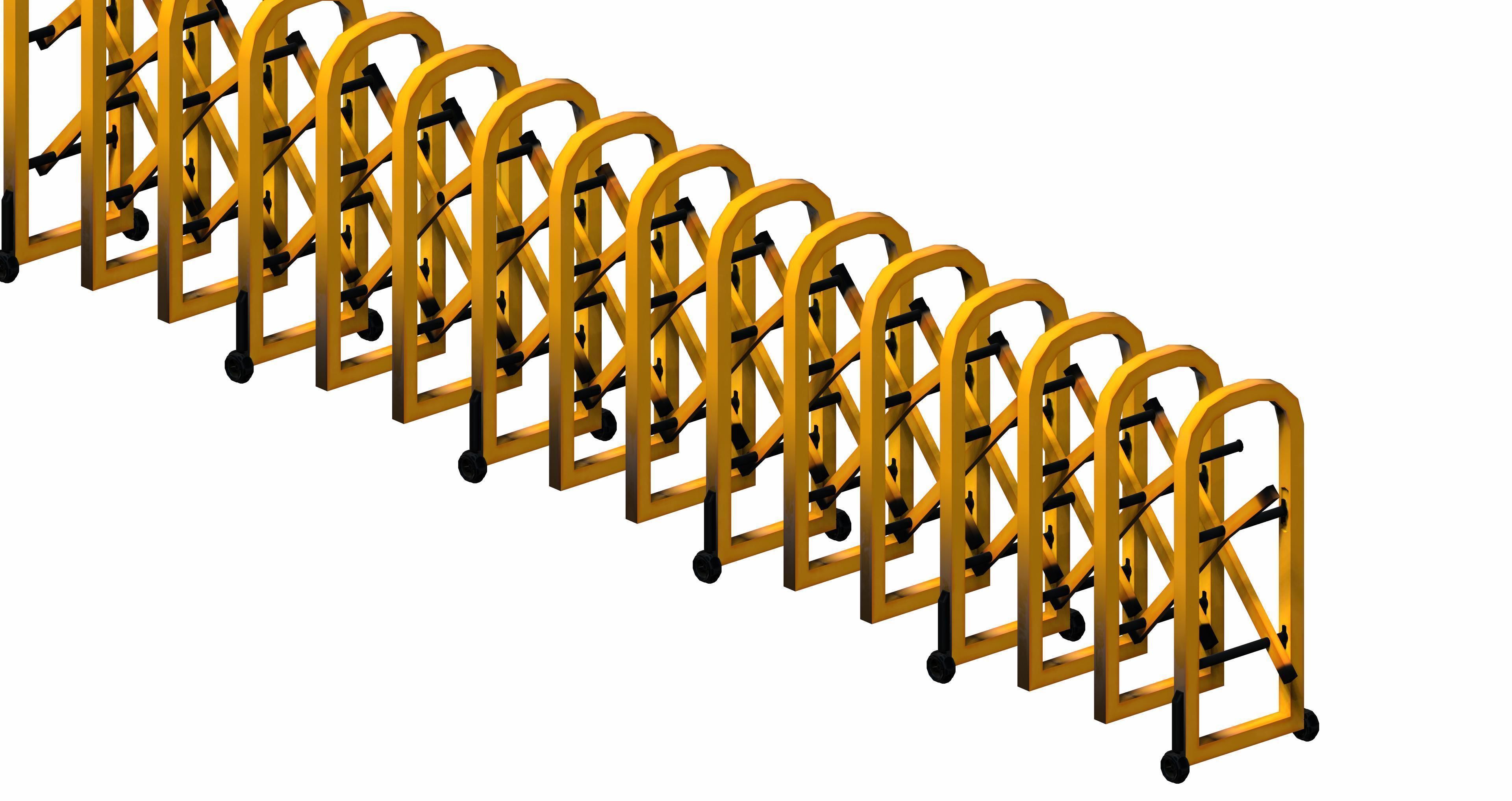 TURTLE BARRIER -Mass Barrier Low-poly 3D model_3