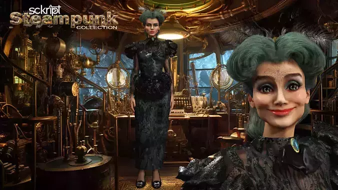 Steampunk Collection The Sister 3D model