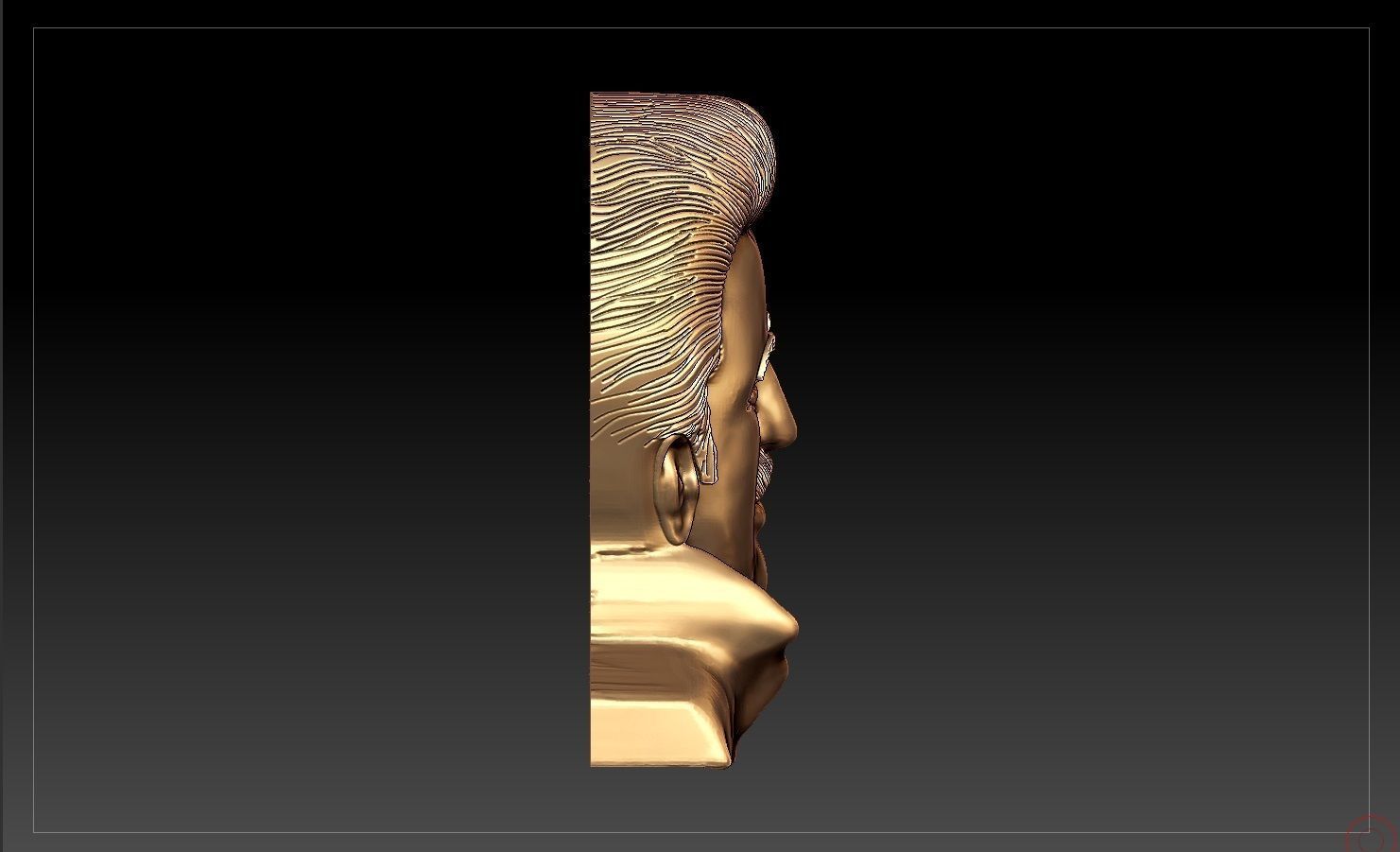 STALIN PENDENT 3D print model_11