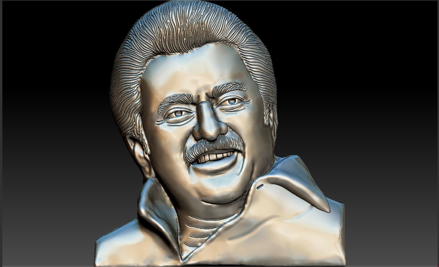 STALIN PENDENT 3D print model_3