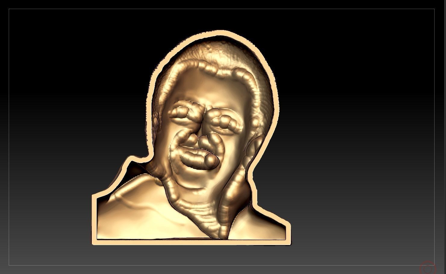 STALIN PENDENT 3D print model_10
