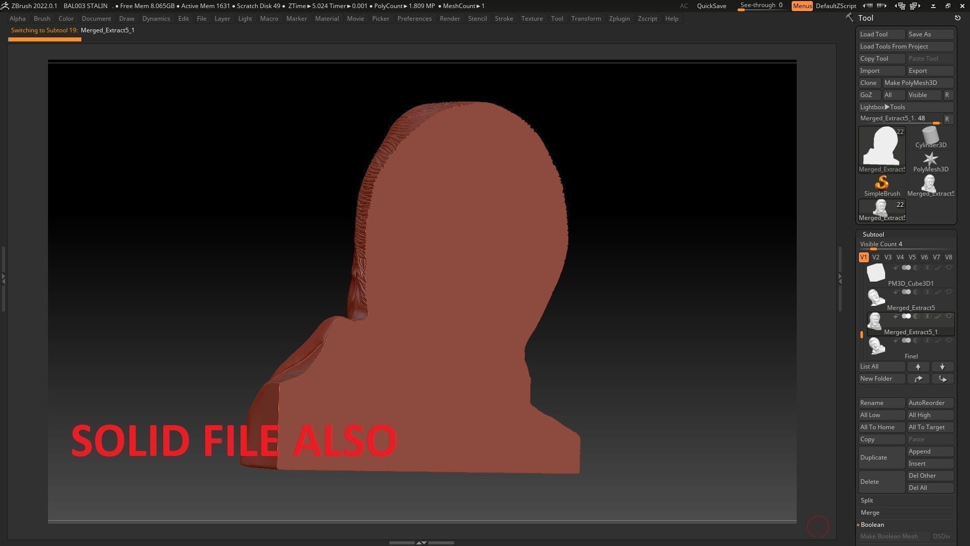 STALIN PENDENT 3D print model_13
