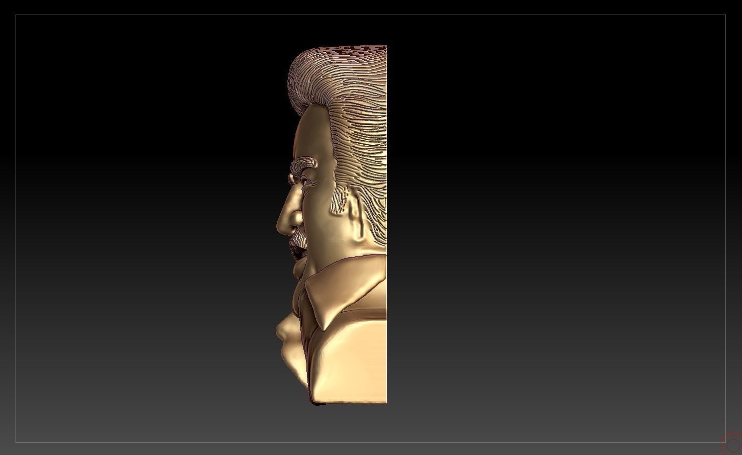 STALIN PENDENT 3D print model_4