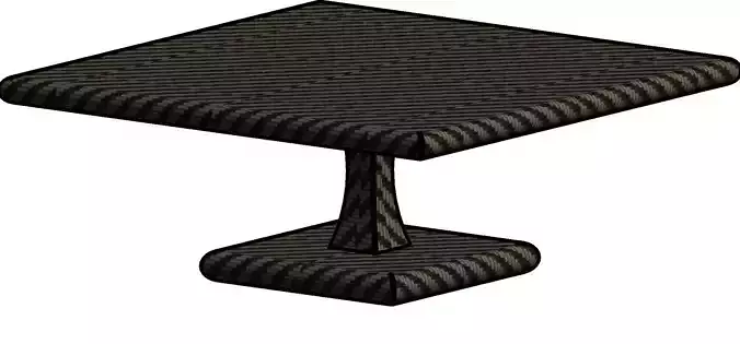 Fibre Table 3D print model