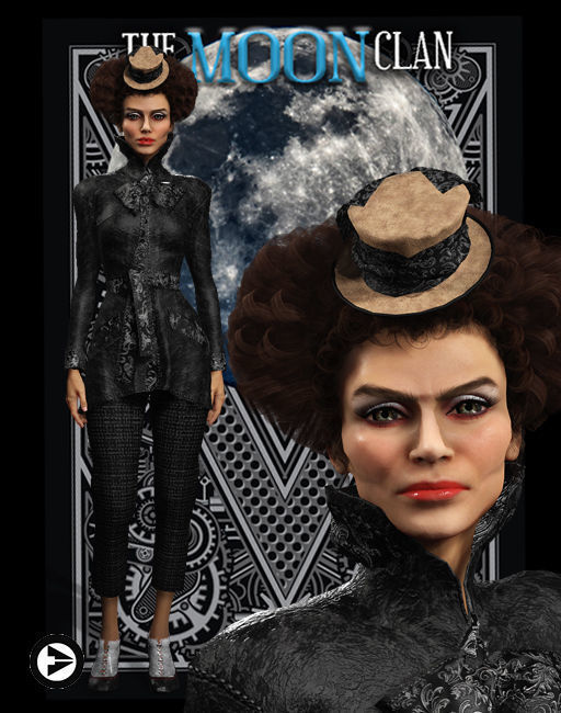 Steampunk Collection The Widow 3D model_3