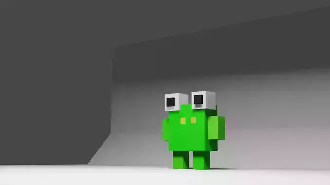 Model of Pixel Frog