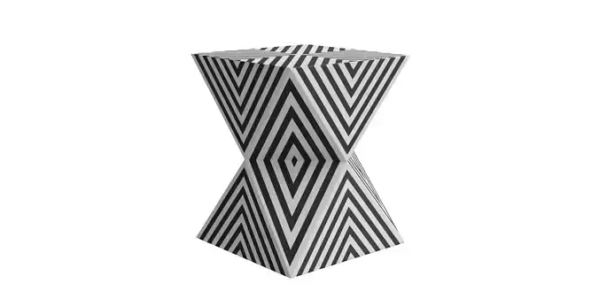 Rectangle Bohemian Side Table